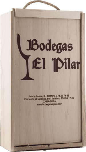 ESTUCHE MADERA 2 BOTELLAS
