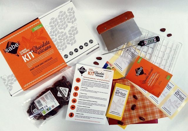 KIT DIY Haz tu propio Chocolate facilmente en casa dede el haba de cacao