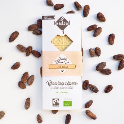 Tableta Chocolate Blanco 35% BIO y Ecológica