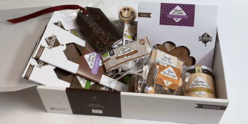 Lotes navideños de chocolates bio - Chocolates Artesanos Isabel